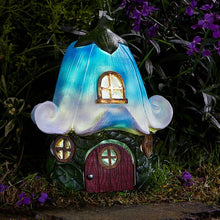 Load image into Gallery viewer, Bluebell Cottage - Elvedon Collection - Solar Powered Houses - Smart Solar - - Blue Bell - Elf, Fairy, Pixie

