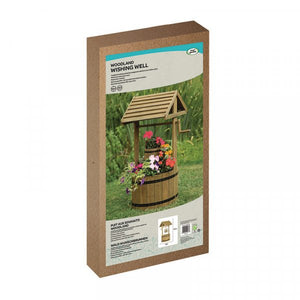 Woodland Wishing Well, Garden Planter Flower Bed, Made using FSC® C126085 certified timber