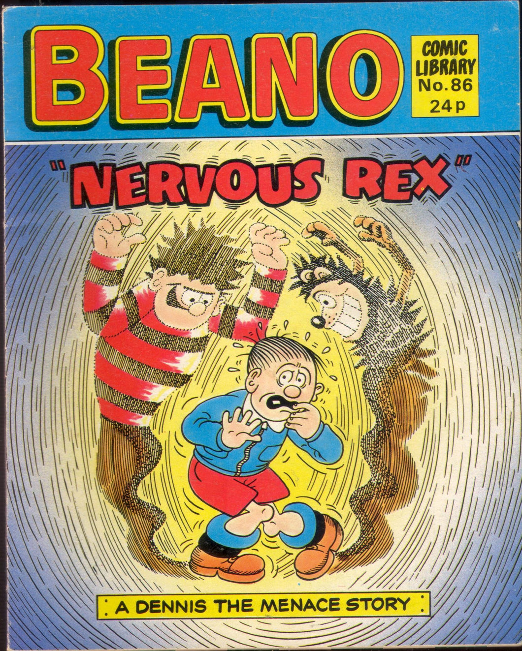 Nervous Rex A Dennis the Menace Story - BEANO Comic Library No. 86 (Beano Comic Library)