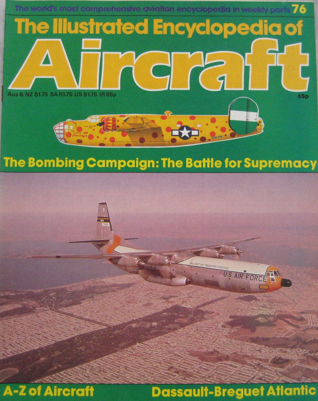 The Illustrated Encyclopedia of Aircraft magazine Issue 76 Dassault-Breguet Atlantic cutaway drawing