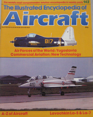 The Illustrated Encyclopedia of Aircraft magazine Issue 142 Lavochkin La-5 & La-7 cutaway drawing