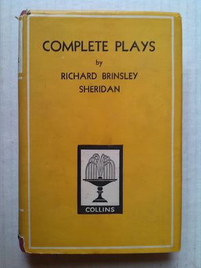 Complete Plays [Hardcover] Richard Brinsley Sheridan