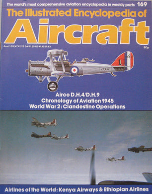 The Illustrated Encyclopedia of Aircraft magazine Issue 169 Arco D.H.4 & D.H.9 cutaway drawing