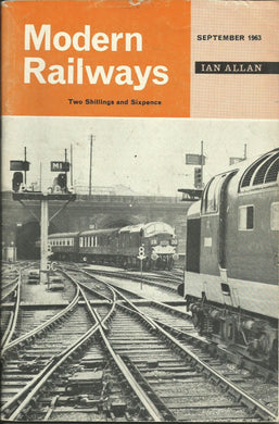 Modern Railways Magazine - September 1963 [Unknown Binding]