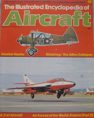 The Illustrated Encyclopedia of Aircraft Issue 13 Hawker Hunter Cutaway drawing