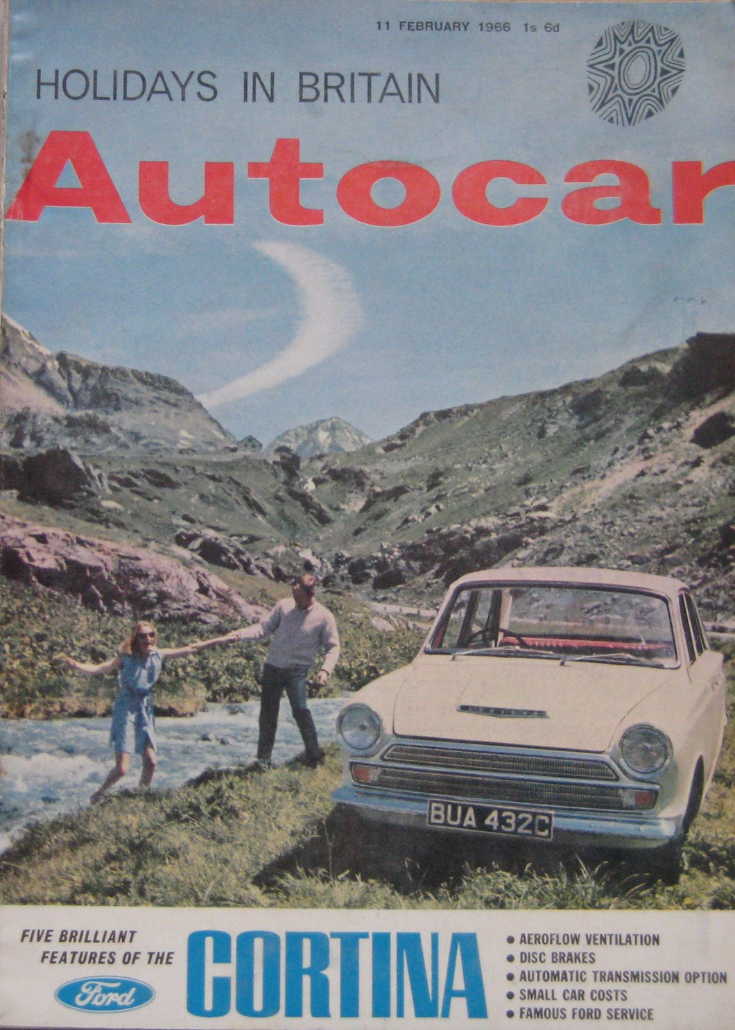 Autocar magazine 11/2/1966 featuring Simca road test, BMW