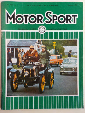 Motor Sport - Magazine - December 1969 [Paperback] Motor Sport
