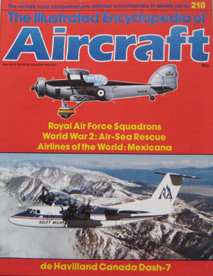 The Illustrated Encyclopedia of Aircraft magazine Issue 210 De Havilland Canada Dash-7 cutaway drawing
