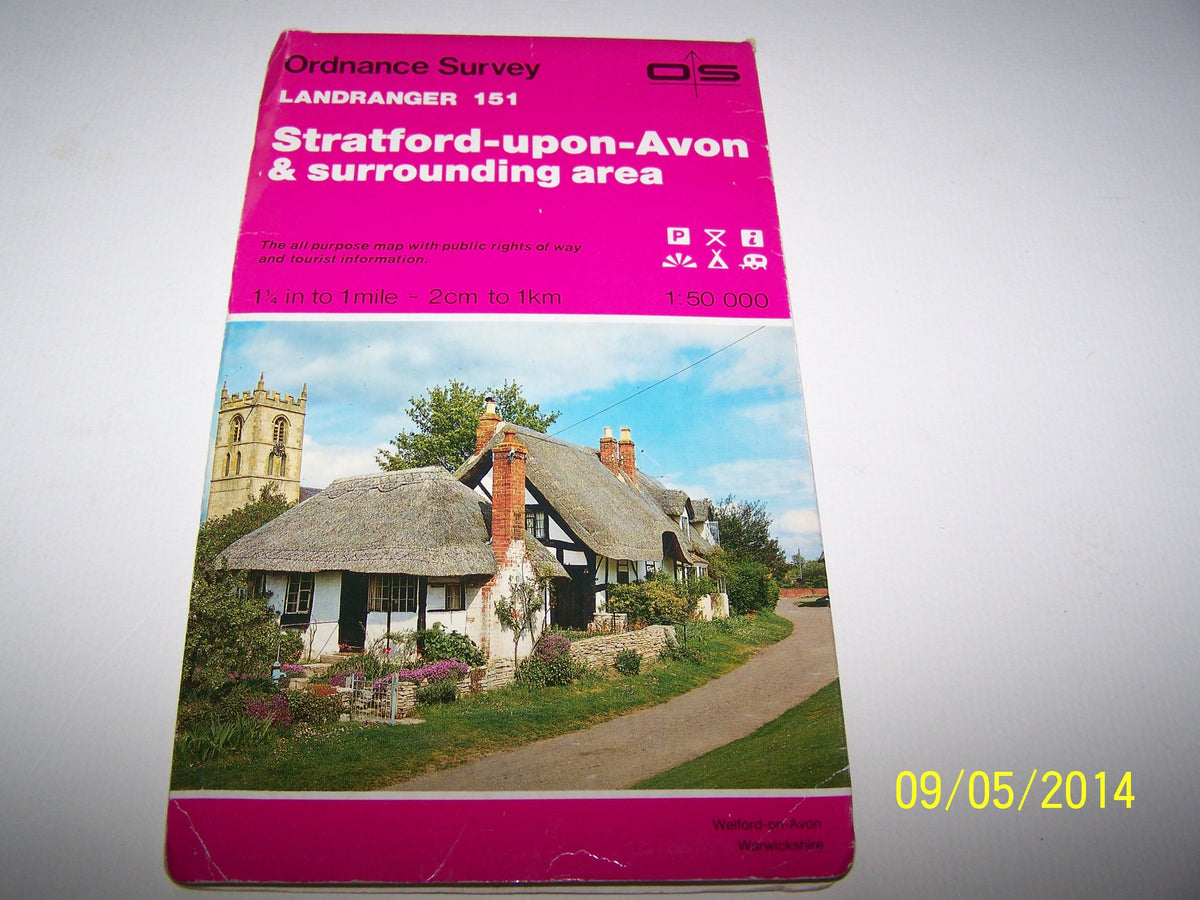 Landranger Maps: Stratford-upon-Avon and Surrounding Area Sheet 151 (OS Landranger Map) Ordnance Survey