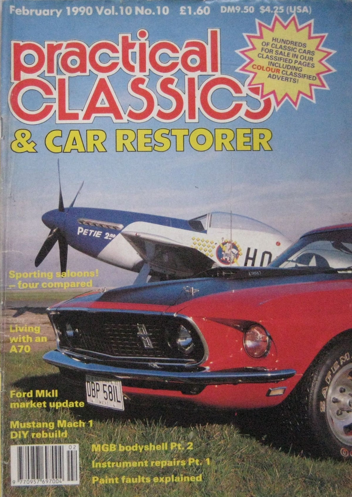 Magazine - PRACTICAL Classics Car Restorer February 1990 [Print Magazine] PPG Publishing