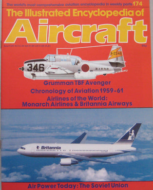 The Illustrated Encyclopedia of Aircraft magazine Issue 174 Grumman TBF Avenger cutaway drawing
