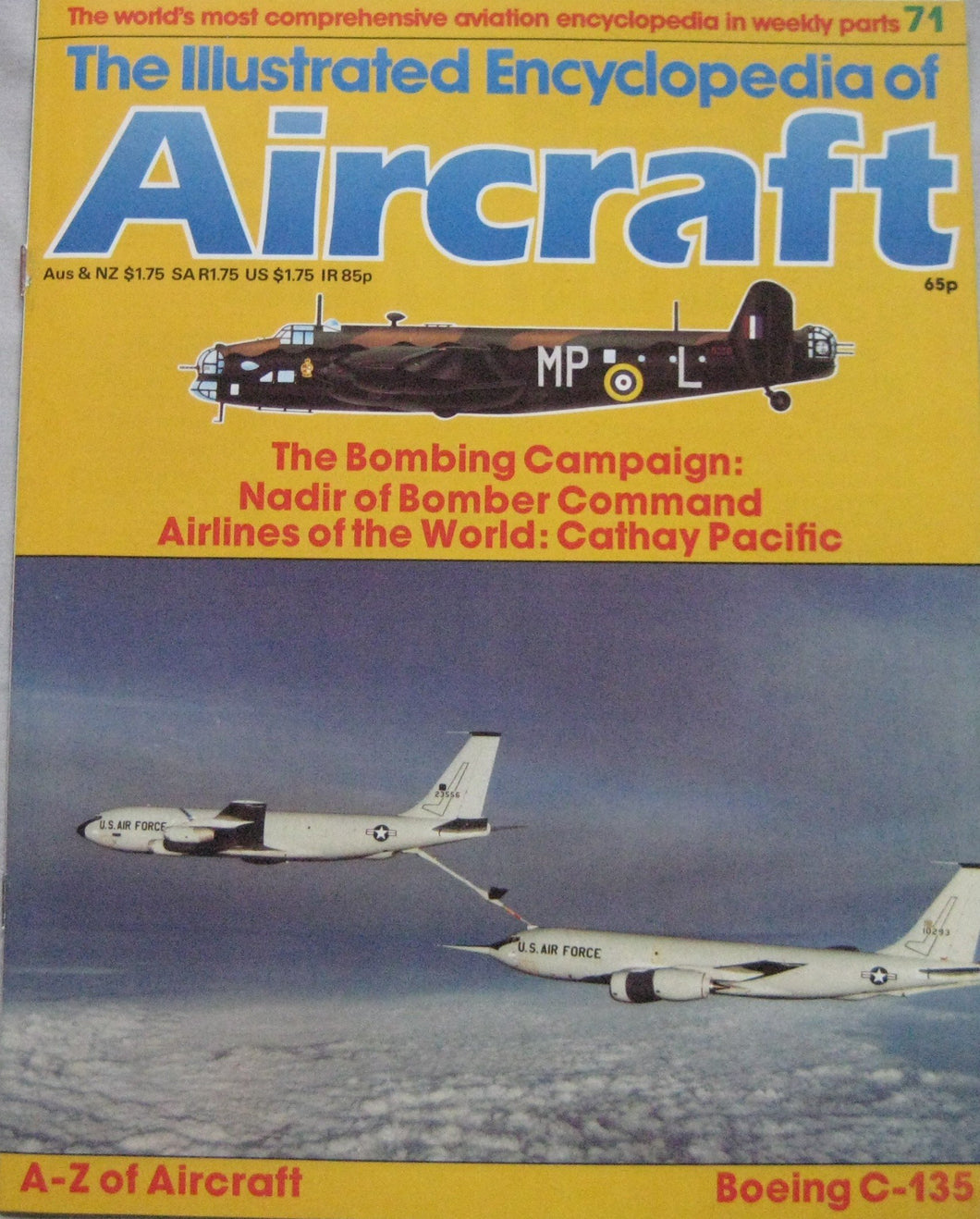 The Illustrated Encyclopedia of Aircraft magazine Issue 71 Boeing C-135 cutaway drawing