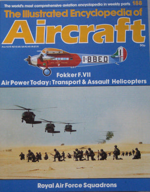 The Illustrated Encyclopedia of Aircraft magazine Issue 188 Fokker F.VII cutaway drawing