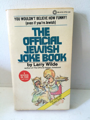 The Official Jewish Joke book/ the Official Irish Joke Book