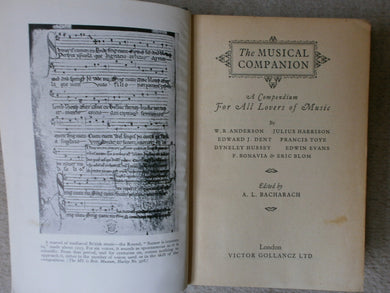 The Musical Companion [Hardcover] Bacharach, A. L. (ed.).