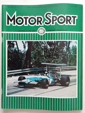 Motor Sport Magazine June 1969. Vol. XLV No.6.