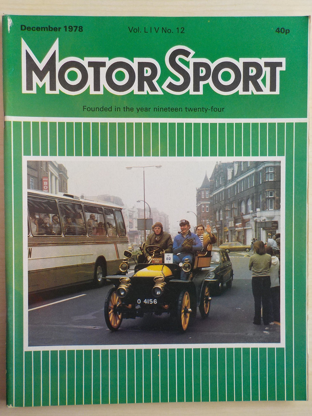 Motor Sport magazine December 1978 Vol LIV No 12 [Paperback] Bill Boddy