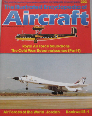 The Illustrated Encyclopedia of Aircraft magazine Issue 203 Rockwell B-1 cutaway drawing
