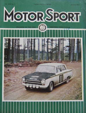 Motor Sport magazine 01/1967