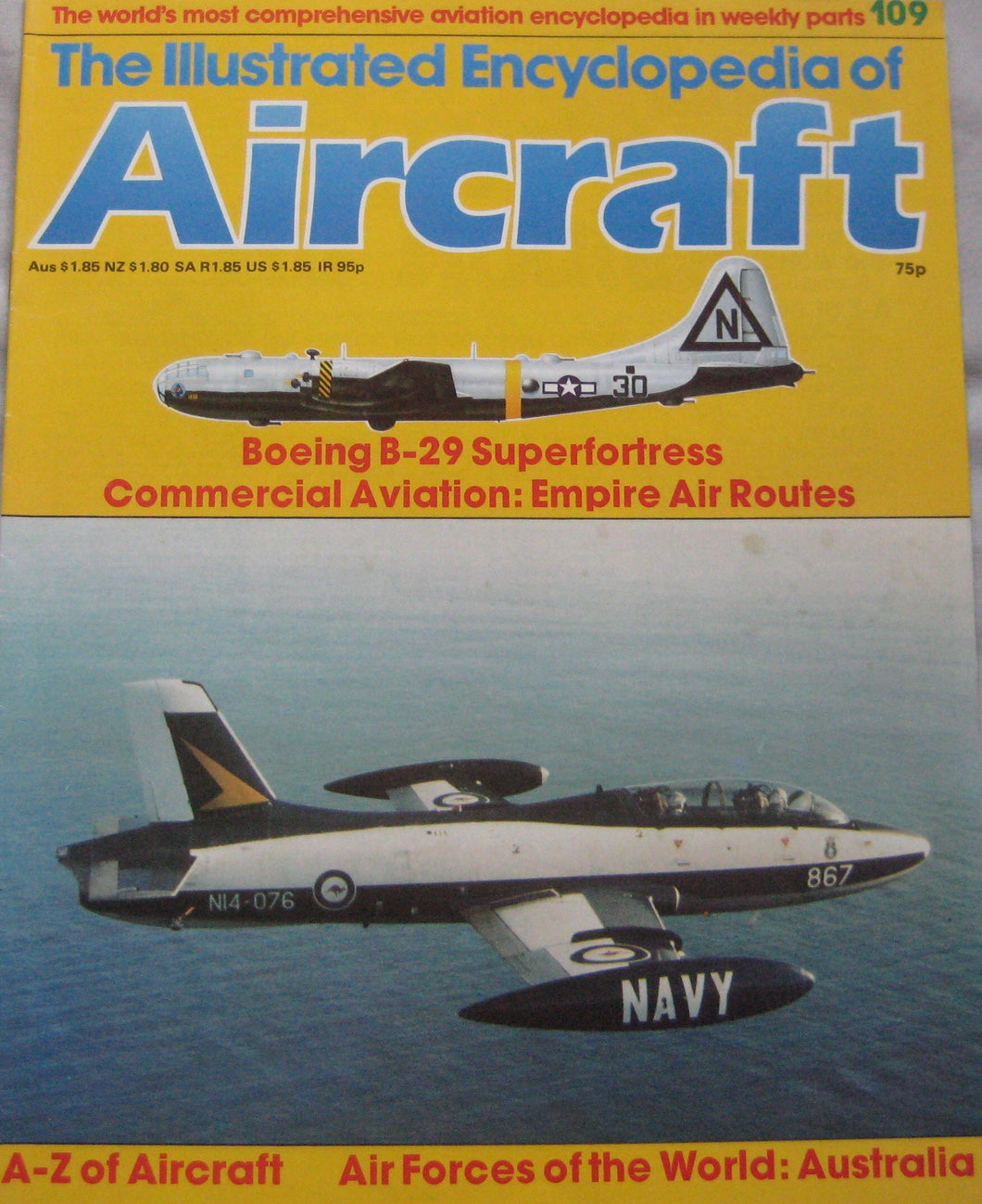 The Illustrated Encyclopedia of Aircraft magazine Issue 109 Boeing B-29 Superfortress cutaway drawing