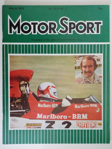 Motor Sport magazine March 1973 Vol XLIX No 3