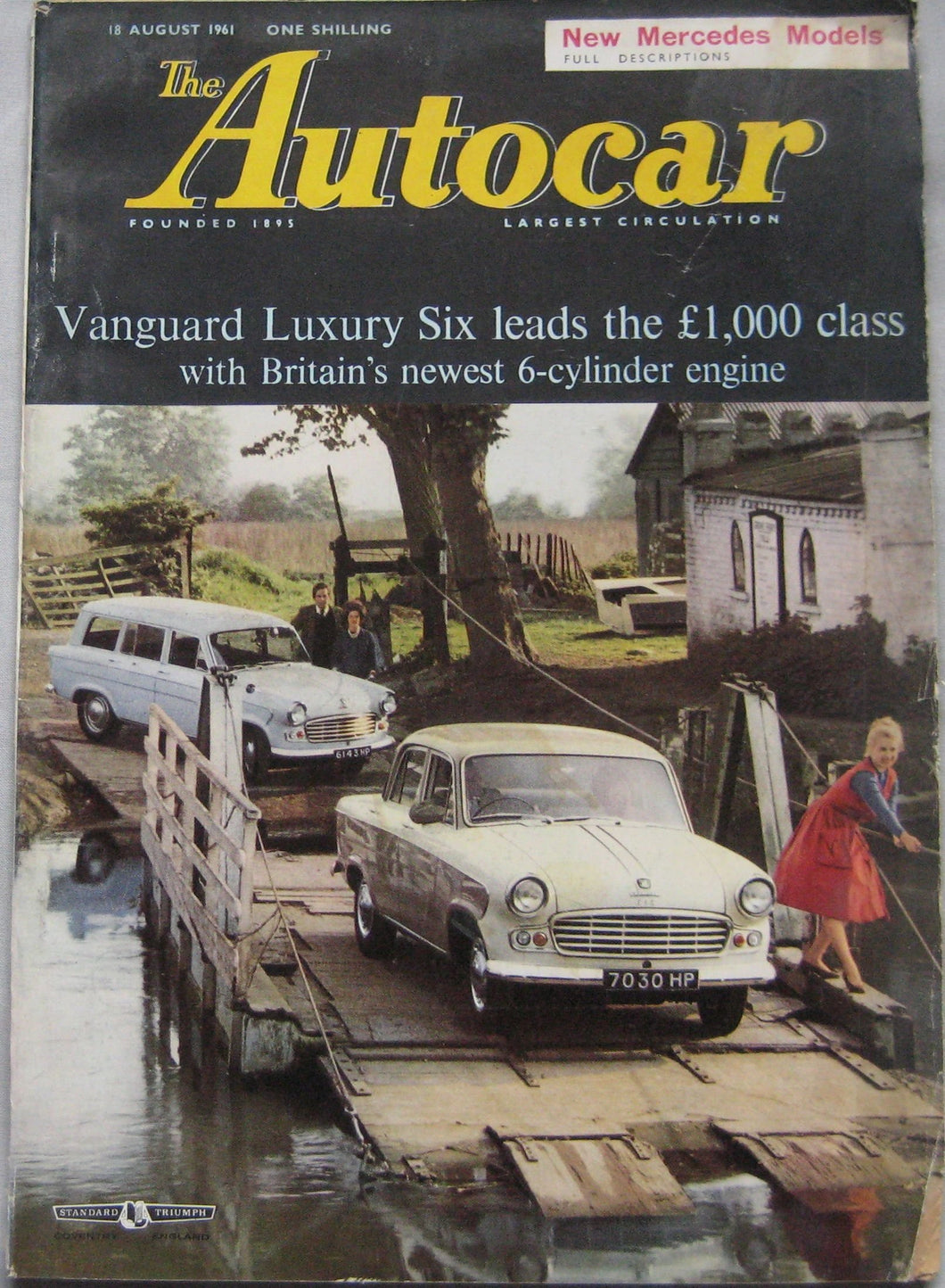 Autocar magazine 18/8/1961 featuring MG Midget road test