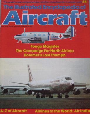 The Illustrated Encyclopedia of Aircraft magazine Issue 54 Fouga Magister cutaway drawing