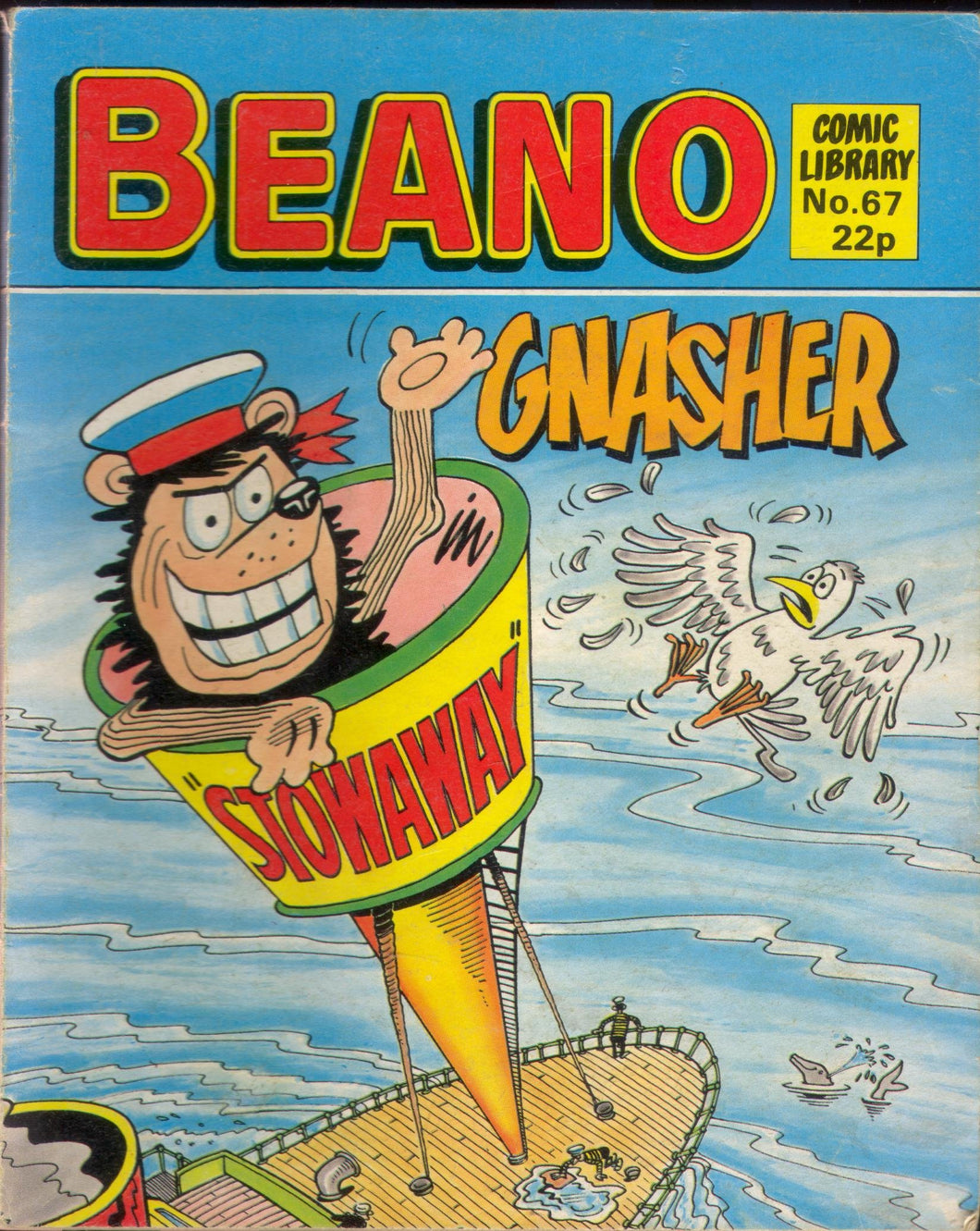 GNASHER in Stowaway! - BEANO Comic Library No. 67 (Beano Comic Library)