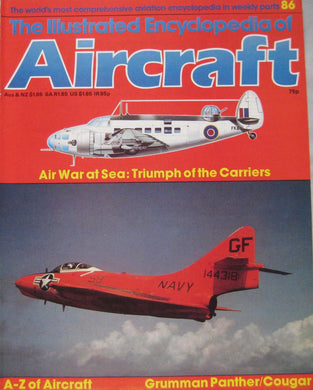 The Illustrated Encyclopedia of Aircraft magazine Issue 86 Grumman Panther & Cougar cutaway drawing