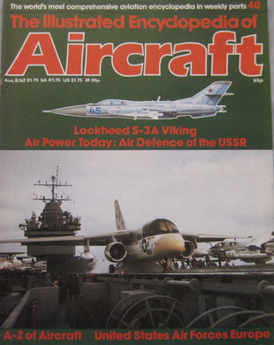 The Illustrated Encyclopedia of Aircraft magazine Issue 40 Lockheed S-3A Viking Cutaway drawing
