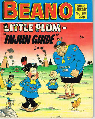 Beano Little Plum-Injun Guide comic library No. 80