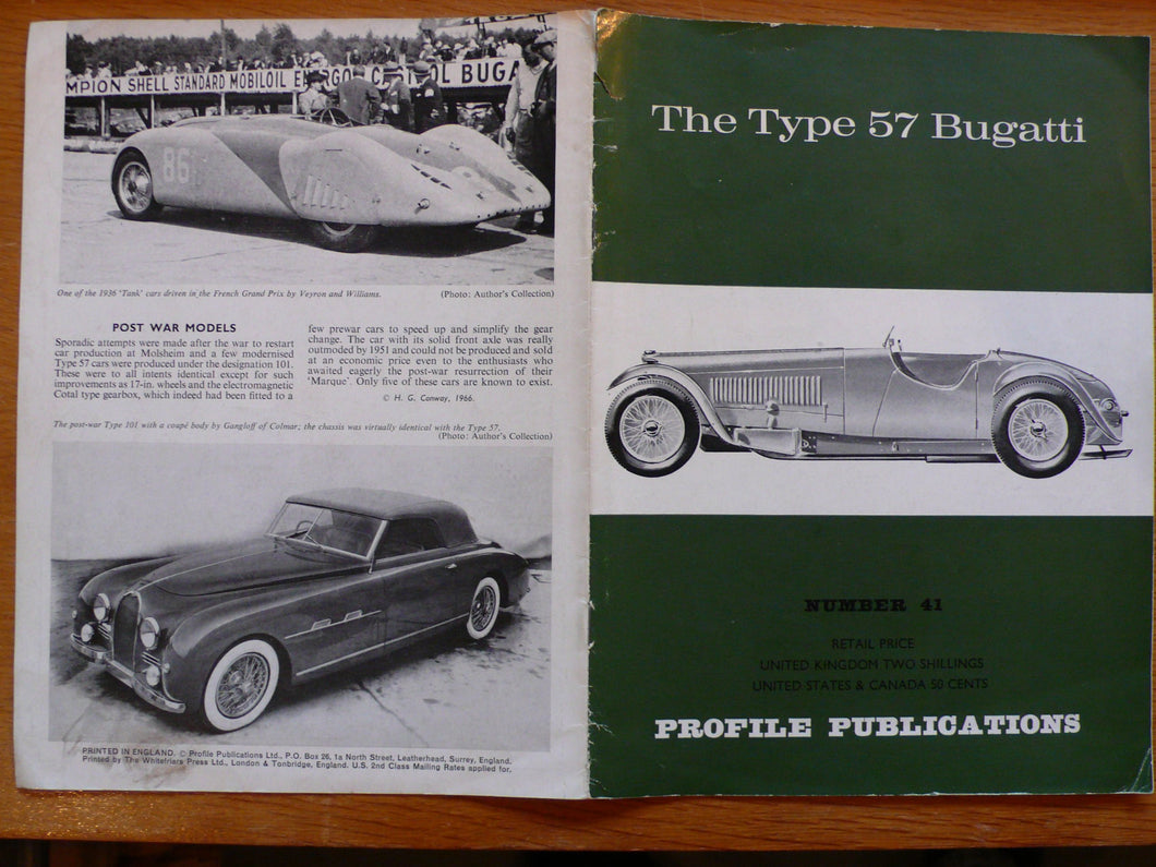 Profile Publications No. 41: Bugatti Type 57