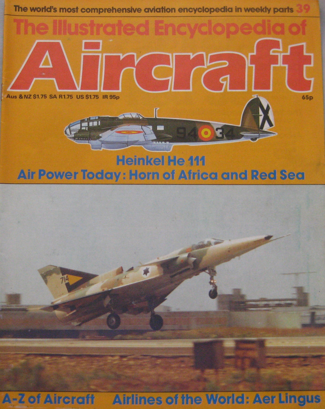 The Illustrated Encyclopedia of Aircraft magazine Issue 39 Heinkel He 111 Cutaway drawing