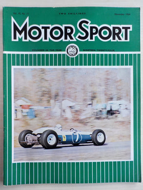 Motor Sport magazine Vol XL No 11 November 1964