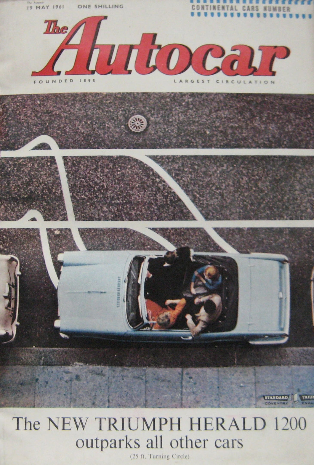 Autocar magazine 19/5/1961 featuring Ford Taunus road test, Consul cutaway drawing