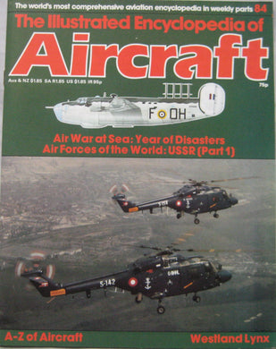 The Illustrated Encyclopedia of Aircraft magazine Issue 84 Westland Lynx cutaway drawing