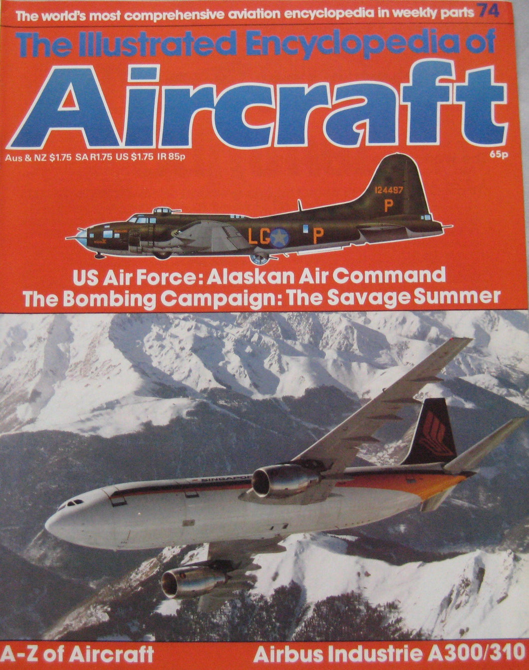 The Illustrated Encyclopedia of Aircraft magazine Issue 74 Airbus Industrie A300 & A310 cutaway drawing