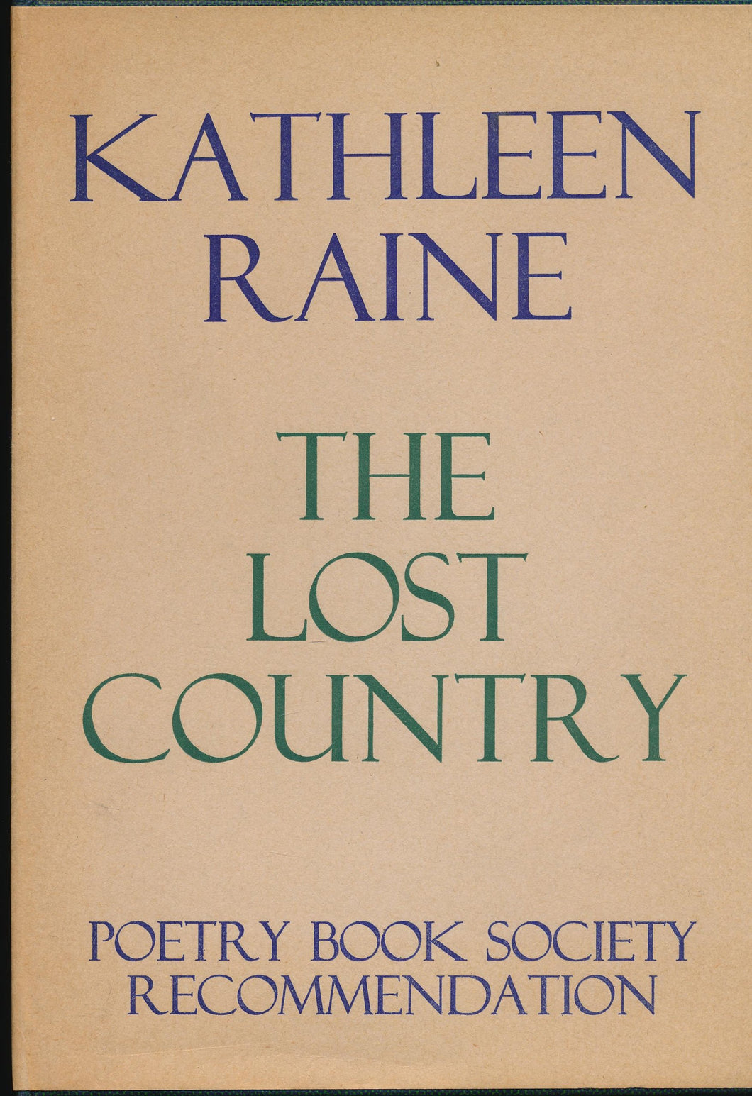THE LOST COUNTRY,
