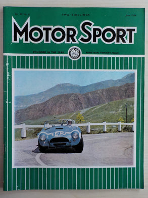 Motor Sport Magazine 06/1964 featuring Panhard 24CT road test