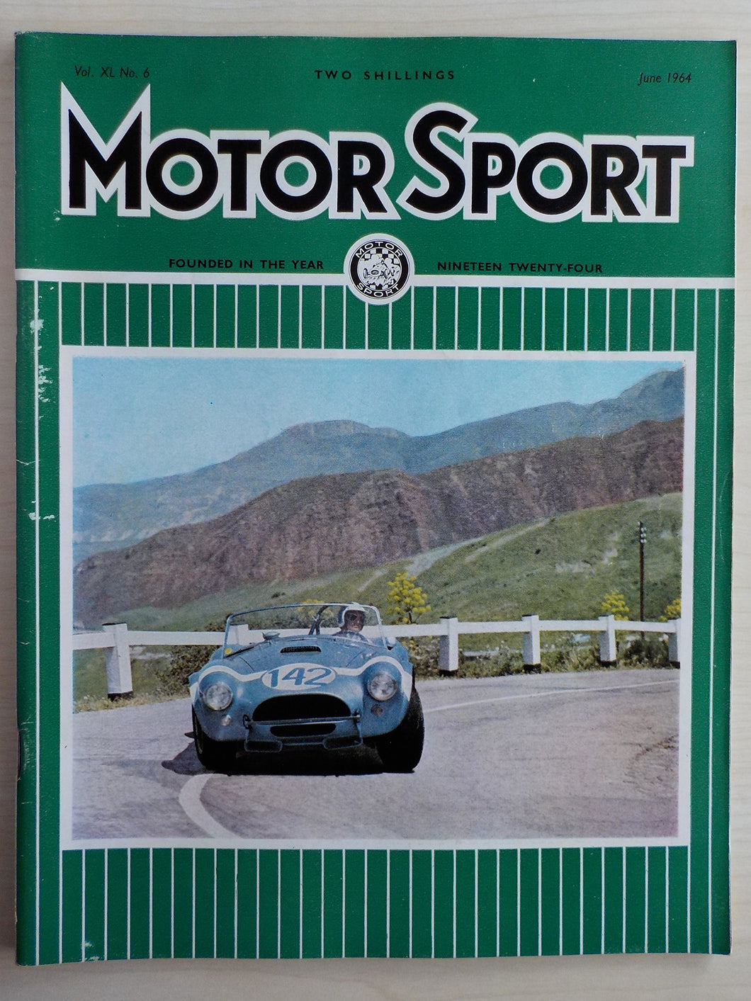 Motor Sport Magazine 06/1964 featuring Panhard 24CT road test