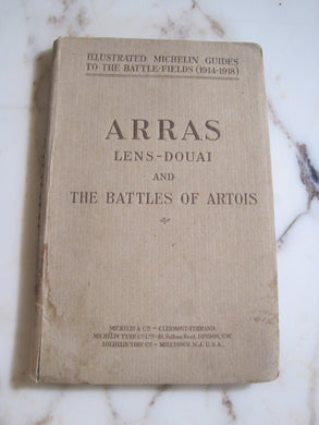 Arras Lens-Douai & the Battle of Artois (Illustrated Michelin Guides) [Paperback]