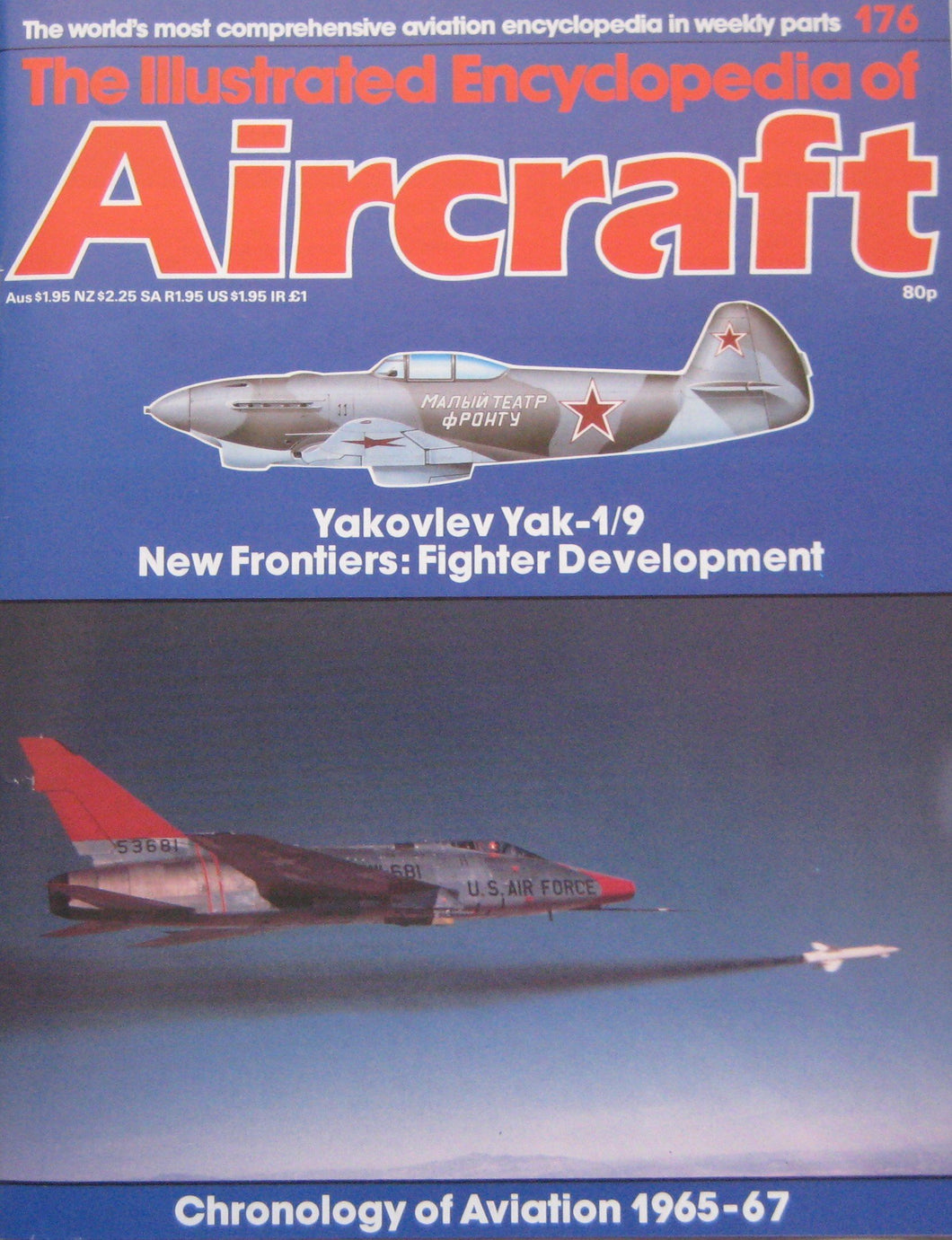 The Illustrated Encyclopedia of Aircraft magazine Issue 176 Yakovlev YaK-1 To YaK-9 cutaway drawing