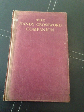 The handy crossword companion Senior Wrangler