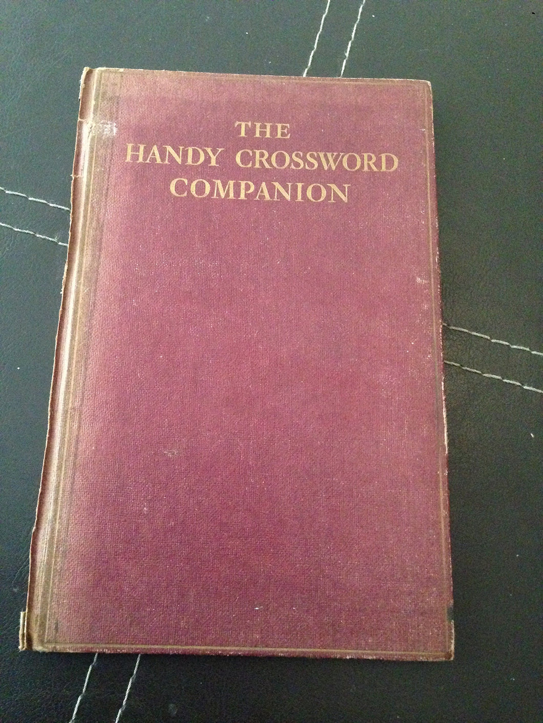 The handy crossword companion Senior Wrangler