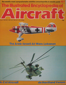 The Illustrated Encyclopedia of Aircraft magazine Issue 107 de Havilland Venom cutaway drawing