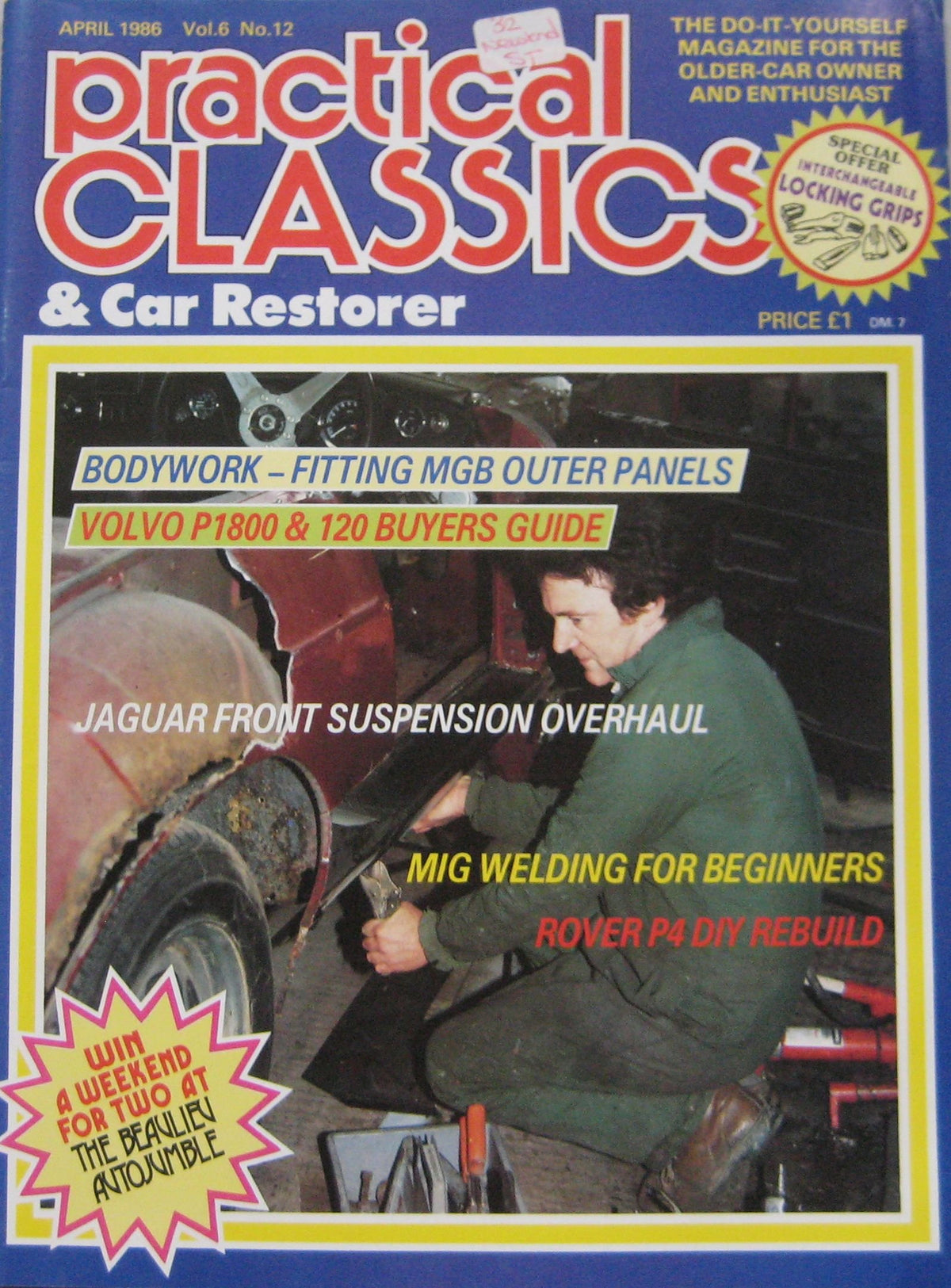 Practical Classics magazine 03/1986 featuring Volvo [Paperback] John Williams