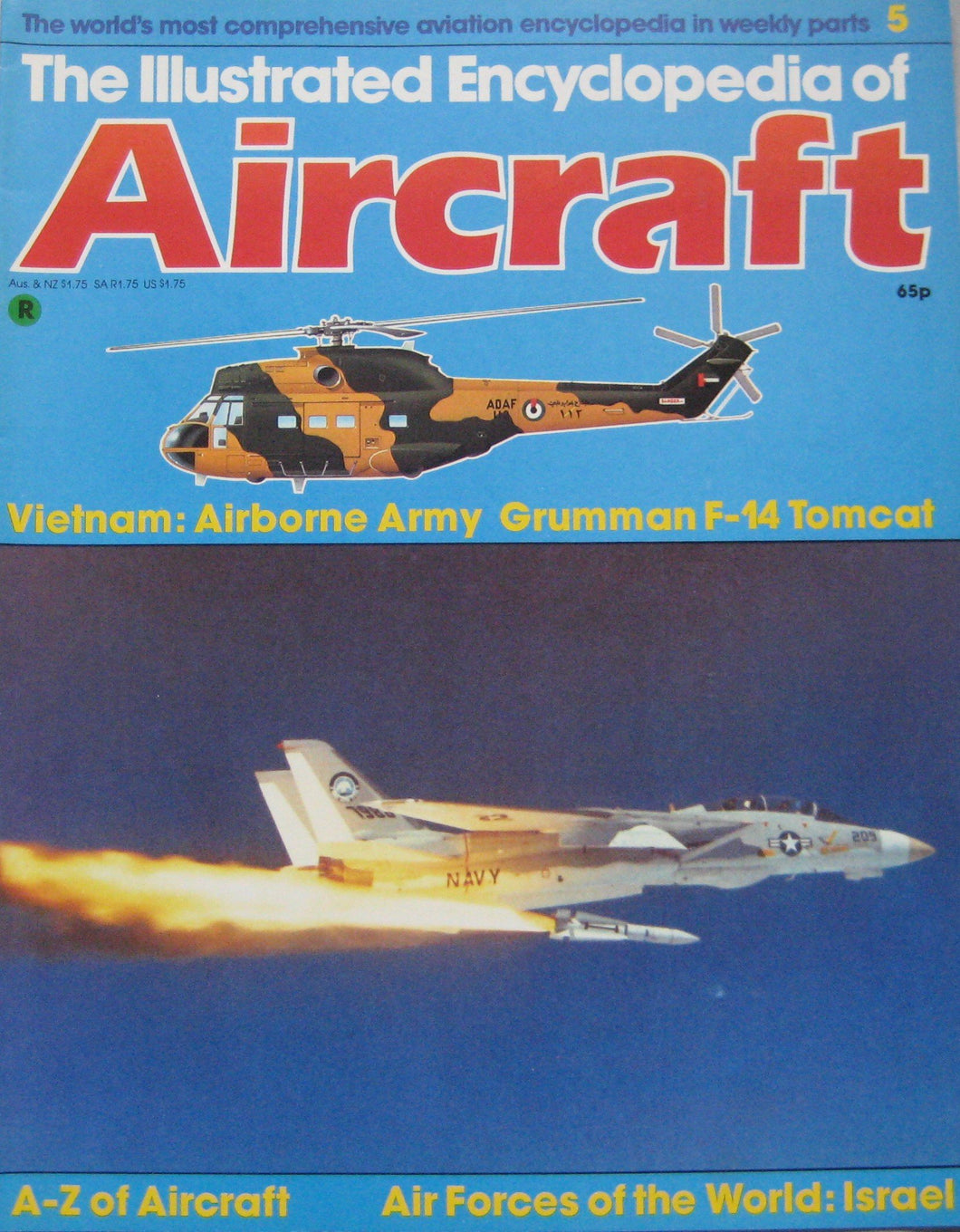 The Illustrated Encyclopedia of Aircraft Issue 5 Grumman F-14 Tomcat Cutaway drawing