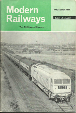 Modern Railways Magazine - November 1963 [Paperback]