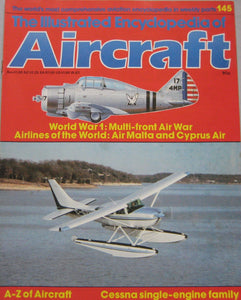 The Illustrated Encyclopedia of Aircraft magazine Issue 145 Cessna single-engine family cutaway drawing