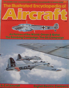 The Illustrated Encyclopedia of Aircraft magazine Issue 77 English Electric Canberra cutaway drawing